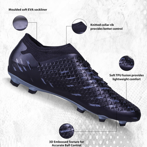 Chaussures de football unisexes respirantes de haute qualité avec semelle extérieure en TPU durable, crampons d'entraînement de football professionnels pour une utilisation en extérieur - Product Image 6
