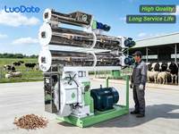Machine à granulés d'aliments pour animaux de 10 à 25 TPH pour volailles, bétail, chèvres, aliments pour poulets, aliments pour bétail, etc., avec certification CE