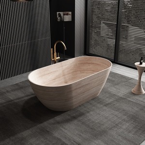 <span class=keywords><strong>Baignoire</strong></span> ovale autoportante en <span class=keywords><strong>pierre</strong></span> artificielle, motif <span class=keywords><strong>imitation</strong></span> marbre, moderne, pour hôtel, maison d'hôtes, salle de bain de luxe - Product Image 3
