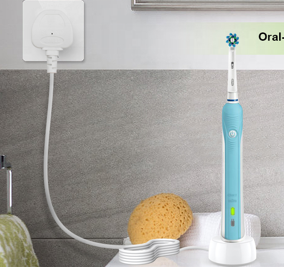 Support mural compatible avec les chargeurs Oral-B, rangement