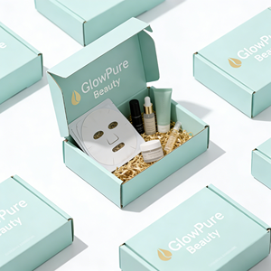 กล่องบรรจุภัณฑ์เครื่องสำอางแบบกำหนดเองรักษ์โลก กล่องไปรษณีย์สำหรับส่งผลิตภัณฑ์ดูแลผิว พิมพ์สีเต็มรูปแบบ โรงงาน OEM ส่งตรง - Product Image 6