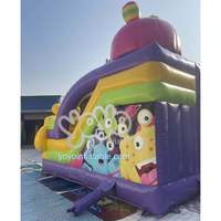 Vente chaude de haute qualité gonflable personnalisable toboggan gonflable sec/château gonflable toboggan sec