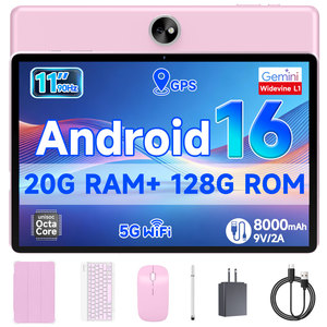 Tablette PC Android 16 pouces portable OEM avec clavier et stylet, processeur Octa Core, 20 Go de RAM, 128 Go de ROM, batterie 8000 mAh à charge rapide, Wi-Fi 5G - Product Image 1