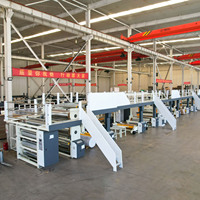 Machine automatique de fabrication de boîtes en carton ondulé QHPACK 3 5 7 plis pour la production de boîtes en carton ondulé