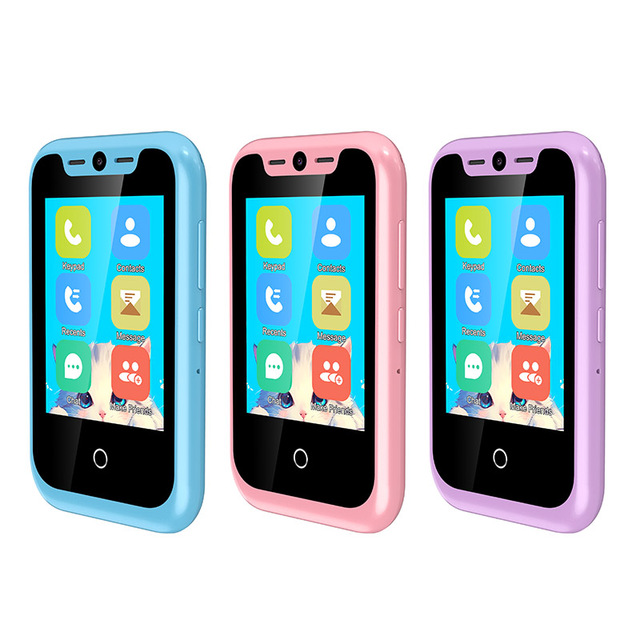 UNIWA Q07 2.8 Inch Touch Screen 4G Cartoon GPS Kids Smartphone with SIM Card 3G Compatible