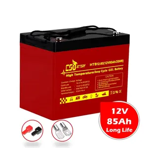 CSBattery HTB12-85 12V 85Ah wiederauf ladbare Solar GEL Bateria für zu Hause Solaranlage China Fabrik VS:Trojan/ Ama