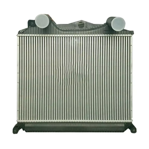 เครื่องทำความเย็นอะลูมิเนียมอินเตอร์คูลเลอร์รถบรรทุกสำหรับผู้ชาย tgx 480 <span class=keywords><strong>nissens</strong></span> 97034ใหม่81061300180 81061300198 81061300232 81061300216 - Product Image 1