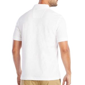 Alta calidad 100% algodón personalizado para Polos para hombres logotipo bordado ajustado uniforme Golf camiseta patrón sólido Jersey - Product Image 3