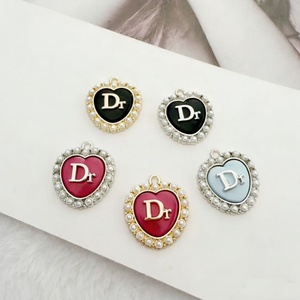 Wholesale Bling Designer <b>Charms</b> Luxury Diamond Pendant Accessories for DIY Projects Various Styles Available - Product Image 1