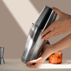 Ensemble de shakers à cocktails Boston en acier inoxydable coloré en gros, capacité de 550 ml/830 ml, outil de <span class=keywords><strong>bar</strong></span> moderne - Product Image 2