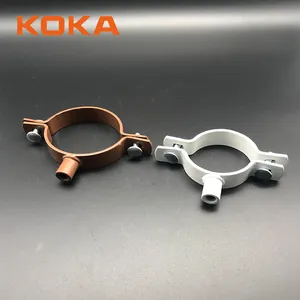 Prix de gros 25mm en acier inoxydable galvanisé en forme de u collier de serrage en cuivre