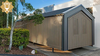 Maisonnette préfabriquée de luxe de 20 pieds pour complexe hôtelier Airbnb, maison modulaire préfabriquée avec loft, villa extérieure avec jacuzzi et balcon en acier