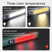 Lampe de travail LED portable sans fil rechargeable pour le camping et autres activités de plein air, lampe torche