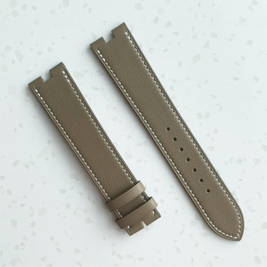 Correa de reloj de cuero de 20mm para Garmin Hublot Seiko Omega Samsung <span class=keywords><strong>Galaxy</strong></span> 7 6 <span class=keywords><strong>5</strong></span> 4 3 correa de reloj inteligente - Product Image 4