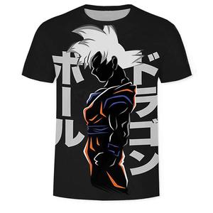 Nuova T-shirt da Uomo 2023, Moda Estiva Dragon Ball DBZ, Bulma, Super Saiyan Vegeta, Stampa 3D, Maglietta Goku per Bambini, T-shirt <span class=keywords><strong>Anime</strong></span> Giapponese - Product Image 3