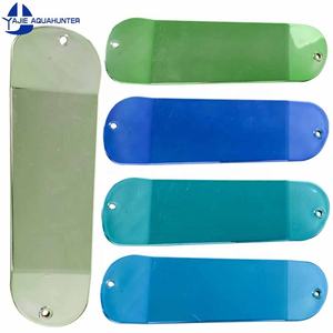 OEM 8.5in Electroplated Chromed <span class=keywords><strong>Black</strong></span> Salmon Trolling Flashers Boards avec Chip Fishing Dodgers <span class=keywords><strong>pour</strong></span> <span class=keywords><strong>la</strong></span> <span class=keywords><strong>truite</strong></span> - Product Image 5