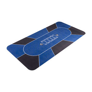 Tapete de mesa de borracha natural, tapete elegante impermeável para jogo de poker com almofadas de playmat cortadas, almofada reciclável não tóxica