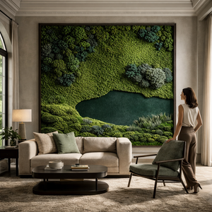 Art mural réaliste en <span class=keywords><strong>mousse</strong></span>, peintures de plantes artificielles de haute qualité pour la maison, le paysage et la décoration de Pâques - Product Image 4