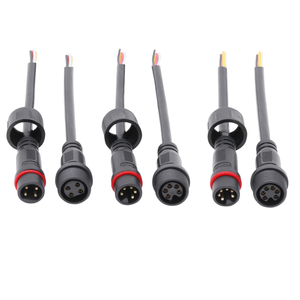 Lámpara LED Cable impermeable M16 2 núcleos 0,75mm Sqm/18AWG Cable de PVC moldeado plástico macho hembra enchufe/conector <span class=keywords><strong>IP</strong></span> - Product Image 6