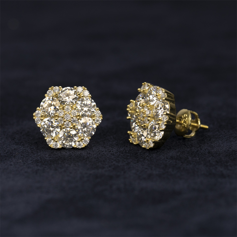 Pendientes De Estrellas Cruzadas Universales Para Hombres Y Pendientes De Estrellas Cruzadas Universales Para Hombres Y