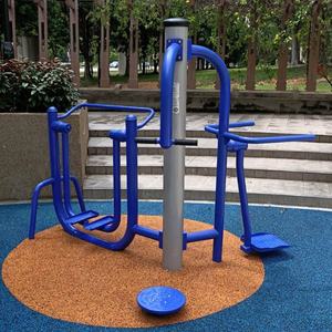 Équipement de musculation extérieur 3 en 1 Machine d'entraînement de rue Air Walker + Hip Twister + Surf Board - Product Image 4