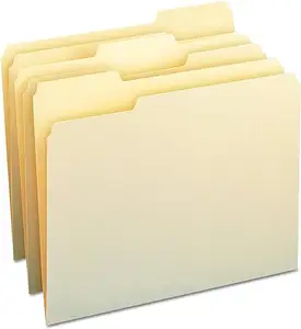 Chinese Factory Top Quality Best Price Manila 1/3 Cut Letter Size Pendaflex File Folders