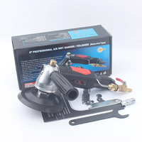 YOUSAILING AT-285WL Ponceuse pneumatique à eau 5" 125mm, outil professionnel de ponçage et polissage de pierre à air humide