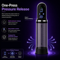 Automatische Elektrische Penispumpe Männlicher Vakuum-Saugmassager Verzögerung Vergrößerung LED-Anzeige Masturbation Erwachsenen-Sexspielzeug für Männer