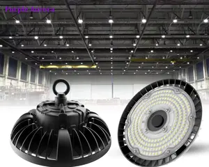 运动传感器工业飞碟发光二极管高开间灯高输出4英尺面板200瓦线性仓库