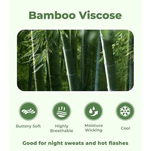 Camiseta sin mangas de bambú y viscosa para hombre, paquete de 3, color negro, camiseta interior básica de mezcla de algodón suave - Product Image 6