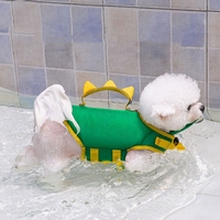 Maillot de bain pour animaux de compagnie avec motif d'animaux d'été, veste de sauvetage, vêtements de sécurité pour chiens de petite, moyenne et grande taille
