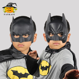 Masque demi-visage Batman noir pour Halloween, costume de fête cosplay adulte et enfant - Product Image 3