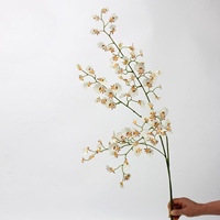 Buket Bunga Anggrek Kupu-kupu Artificial Real Touch 80cm Grosir untuk Dekorasi Rumah dan Pernikahan