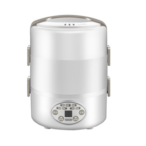 Boîte à lunch isotherme allemande OIDIRE avec chauffage intégré, minuteur multi-niveaux, boîte à lunch électrique en acier inoxydable à brancher, vente en gros - Product Image 3