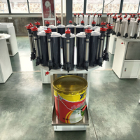 Machine de distribution de peinture pour murs extérieurs, pompe à piston motorisée, mélangeur, capacité de 2 L, double tension, pour produits chimiques