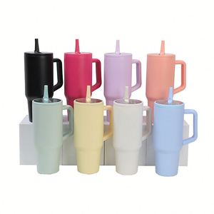 Nuevo Vaso Térmico de Acero Inoxidable 304 con Aislamiento al Vacío, para Coche, con Asa, 40 Oz, 6-12 Horas de Rendimiento Térmico, Logotipo Personalizable - Product Image 4
