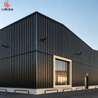 Almacén de Acero Prefabricado de Alta Capacidad, Estructura de Acero Estable para Almacenamiento de Materia Prima y Productos Terminados