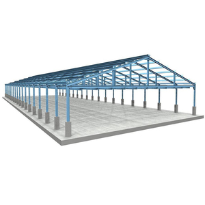 Bâtiment d'atelier préfabriqué en métal SUNRISE, entrepôt robuste, tente modulaire pour extérieur, stockage temporaire industriel - Product Image 6
