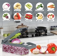 Peralatan Pemotong Sayur Ringan 14 Buah Bahan ABS PP Aksesoris Dapur Peralatan Dapur untuk Memasak Sehari-hari di Rumah