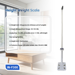 Báscula Médica con Pantalla LCD Grande para Medir <span class=keywords><strong>Peso</strong></span> <span class=keywords><strong>y</strong></span> <span class=keywords><strong>Altura</strong></span>, con Cálculo Inteligente <span class=keywords><strong>de</strong></span> IMC, Capacidad <span class=keywords><strong>de</strong></span> 300 kg, Certificación ROHS, OEM, ABS - Product Image 6