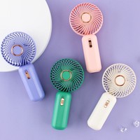 Mini ventilateur de charge USB portable avec contrôle du vent à deux vitesses pour les étudiants pour le refroidissement