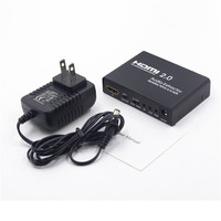 Adaptateur HDMI vers HDMI avec extracteur audio 7.1, 4K 60Hz YUV 4:4:4 HDR HDMI 2.0 vers optique RCA L/R 3.5mm Toslink SPDIF Audio