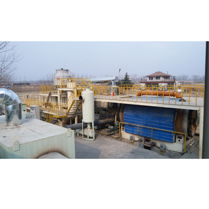 Latest generation high output continuous waste tyre pyrolysis plant hot sale