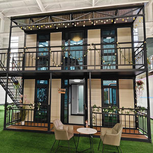 Nuevo Contenedor Villa de Dos Pisos de 20 pies Personalizado <span class=keywords><strong>para</strong></span> Hotel, Jardín, Residencia, Casa Contenedor Desmontable <span class=keywords><strong>para</strong></span> Exteriores, Conveniente y Rápido - Product Image 1