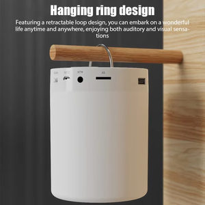 Usb không dây LED ánh <span class=keywords><strong>s</strong></span>áng ban Đêm HiệN ĐạI mini xách tay cạnh giường ngủ đèn bàn với cảm ứng thông minh điều khiển 5V loa không dây cho phòng ngủ - Product Image 2