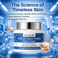 Crème Visage Hydratante Anti-Rides Naturelle au Peptide de Cuivre GHK-Cu, Éclaircissante, Soin de la Peau, Marque Privée