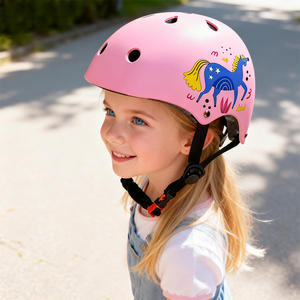 หมวกกันน็อคเด็กแบบกำหนดเองได้ ได้รับการรับรองมาตรฐาน CE ผลิตจากวัสดุ ABS ขายส่ง หมวกกันน็อคสเก็ตบอร์ดเด็ก ใส่สบาย หมวกกันน็อคจักรยานสำหรับเด็กและผู้ใหญ่ - Product Image 1