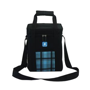 Sac isotherme personnalisé à motif lettres, fermeture éclair, doux, tendance, imperméable, en polyester, pour usage extérieur - Product Image 5