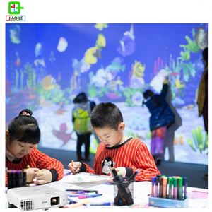 Table de projection interactive tactile pour enfants, jeux DLP pour aires de jeux intérieures et écoles, 10 jeux de peinture pour enfants - Product Image 3