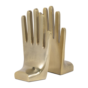 Fermalibri Decorativi in Metallo dal Design Moderno per Arredamento Casa e Ufficio, Finitura Elegante in Oro - Product Image 3